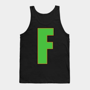 Gallant in Green: F's Defining edge Tank Top